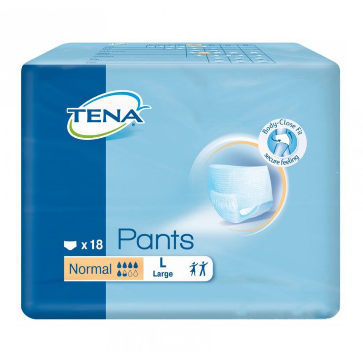 PANTALON TENA NORMAL L 18 Piezas