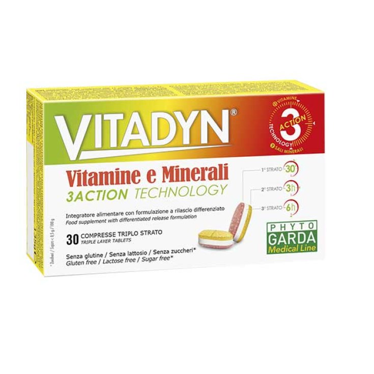 VITADYN Vitaminas y Minerales PHYTO GARDA 30 comprimidos con liberación diferenciada