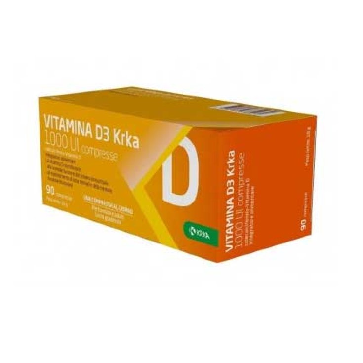 VITAMINA D3 KRKA 1000 UI 90 Comprimidos