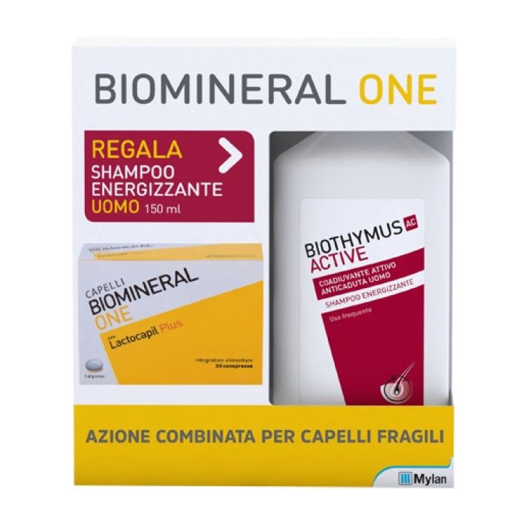 BIOMINERAL ONE LACTOCAPIL + BIOTHYMUS AC ACTIVE Champú Energizante para Hombre