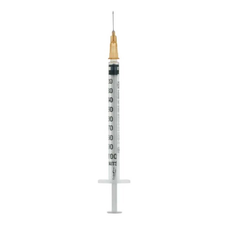 Jeringa 1ml Para Insulina Con Aguja G26 13mm Farmatexa® SofTouch Med+s® 100 Piezas