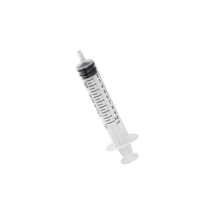 Jeringa Desechable 10ml Cono Luer Central Sin Ago Med's 1 Pieza