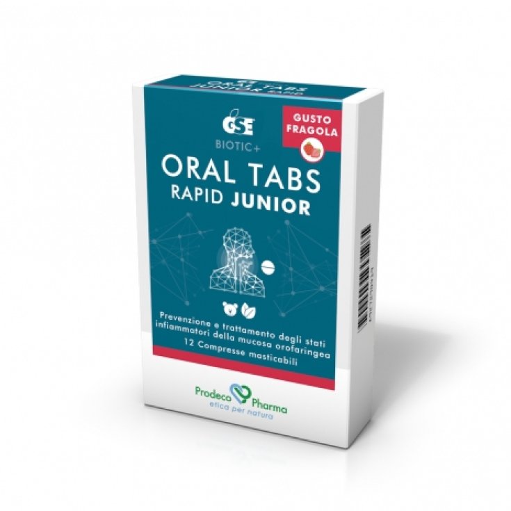 Oral Tabs Rapid Junior GSE Prodeco Pharma 12 Comprimidos