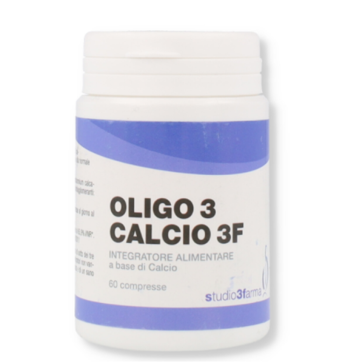 Oliogo 3 Calcio 3F Studio 3Farma 60 Comprimidos