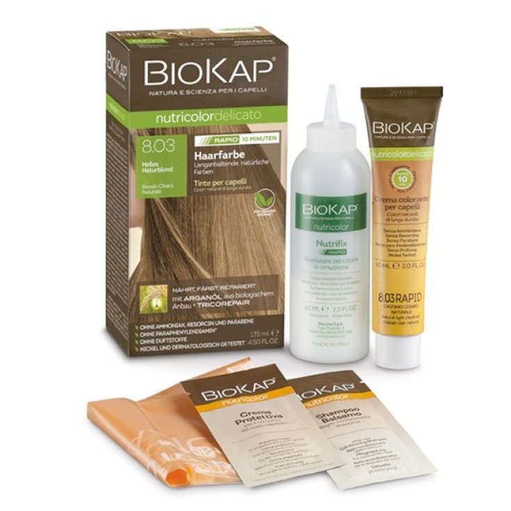 Nutricolor Delicato RAPID BIOKAP 8.03 Rubio Claro Natural