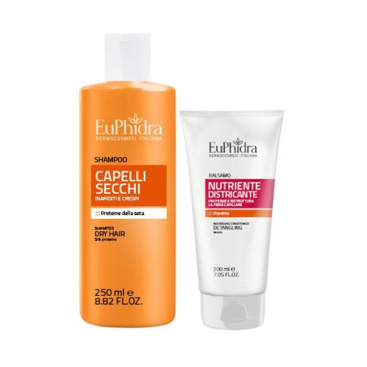 Champú Cabello Seco + Acondicionador Desenredante EuPhidra 250ml + 200ml