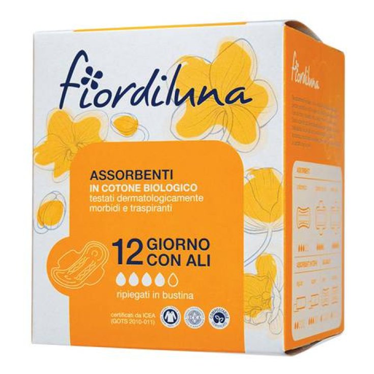 Fiordiluna Absorbentes Algodón Orgánico 12 Piezas