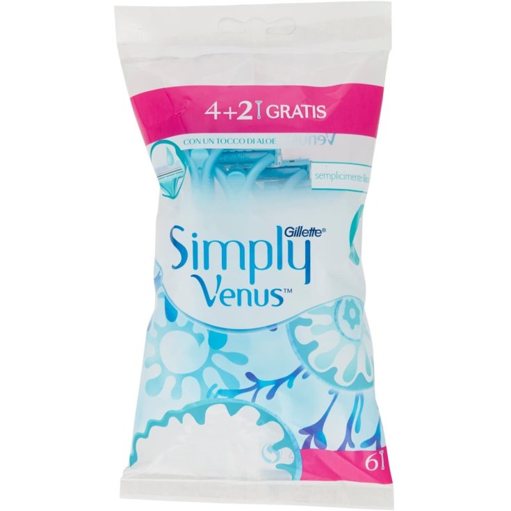 Simplemente Venus ™ Gillette® 4 + 2 maquinillas de afeitar
