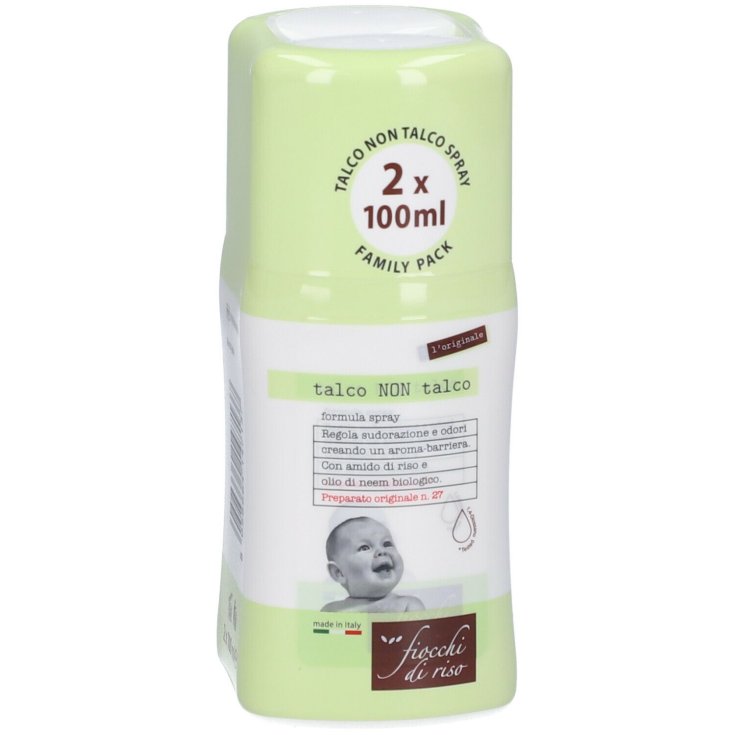 Talco Copos De Arroz Sin Talco Spray 2x100ml