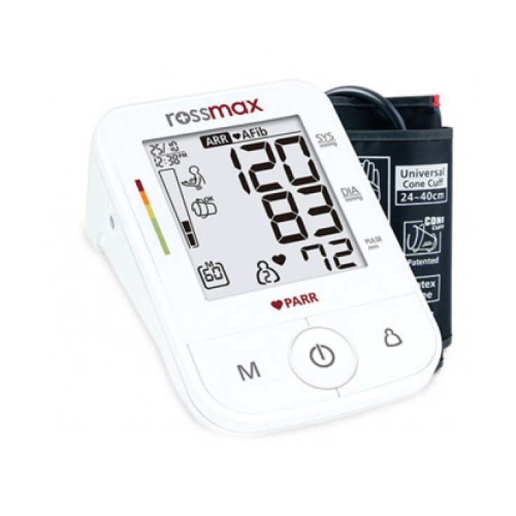 Tensiómetro digital ROSSMAX PARR x5 azul