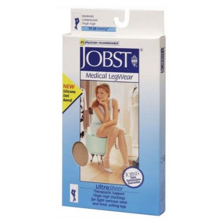 Jobst Ultra Sheer 10-15 mmHg Stay Ups Negro Talla 5