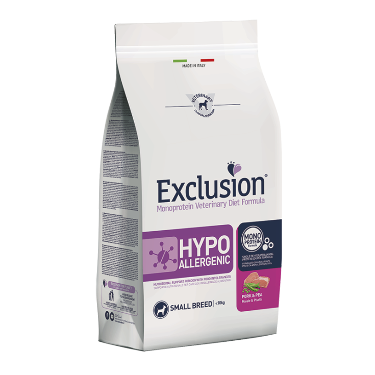 EXCLUSION® MD HIPOALERGÉNICO CERDO Y GUISANTE RAZA PEQUEÑA 2KG