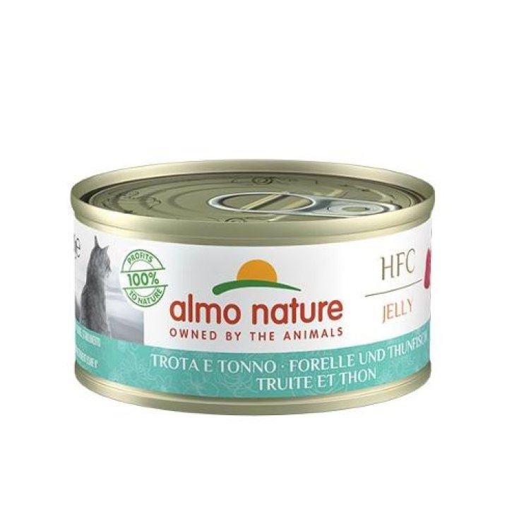 HFC Gelatina Trucha Y Atún Almo Nature 70g