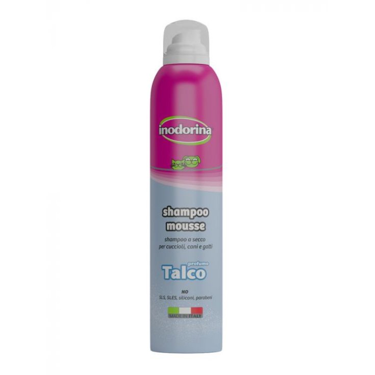 Mousse Champú Talco Inodorina Pet Village 300ml