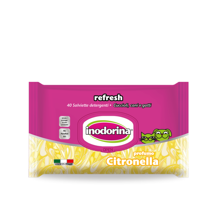 Refresh Citronella Inodorina 40 Toallitas