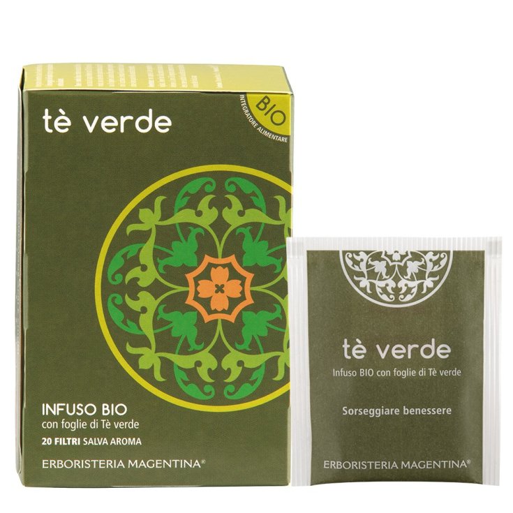 Té Verde Infundido Bio Herbolario Magentina 20 Filtros