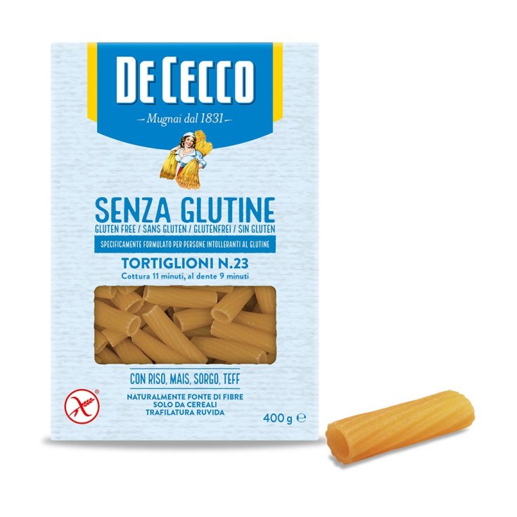 Tortiglioni N.23 Sin Gluten De Cecco 400g