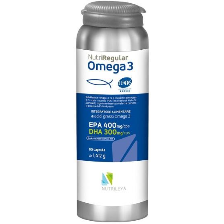 Omega 3 Nutriregular Nutrileya 80 Cápsulas
