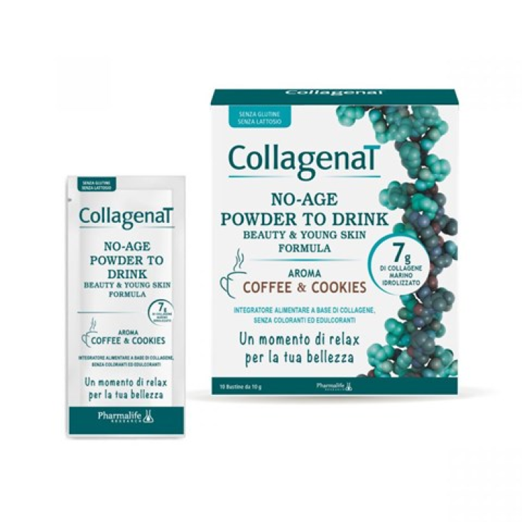 CollagenaT NO-AGE Pharmalife Café y Galletas 10 Bolsitas