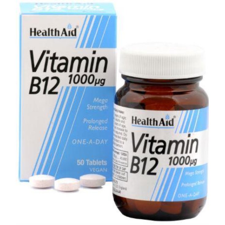 VITAMINA B12 1000 UG HEALTHAID® 50 Cápsulas