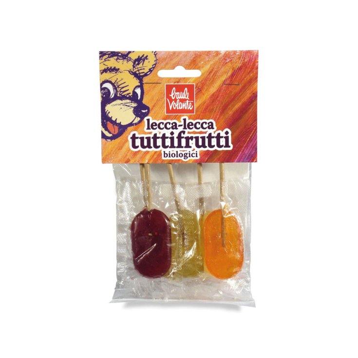 Piruleta Tuttifrutti Organic Baule Volante 62.5g