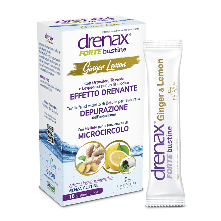 Drenax Forte Jengibre Limón Paladin Pharma 15 Stick Pack