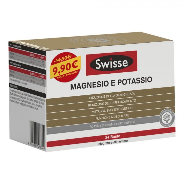 Magnesio y Potasio SWISSE 24 Sobres PROMO