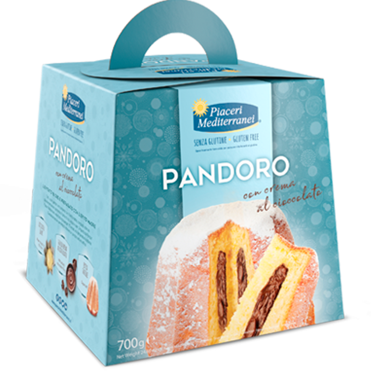 Pandoro Con Crema De Chocolate Piaceri Mediterranei 700g