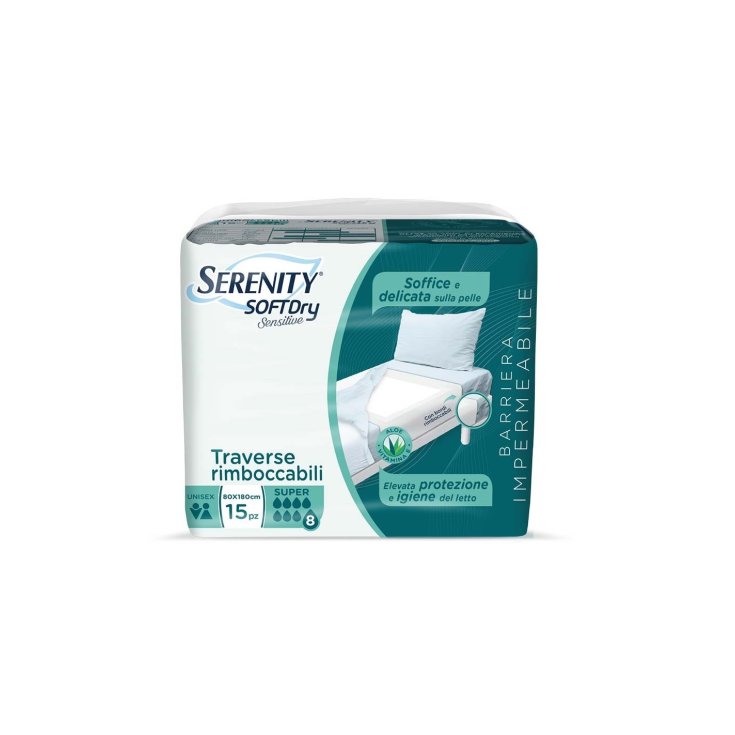 Sensitive Soft Dry Roll-Up Sleepers Serenity 15 Piezas