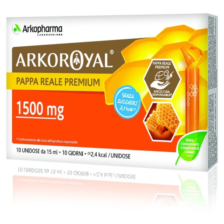 Arkoroyal® Jalea Real 1500mg Sin Azúcar Arkopharma® 10x15ml