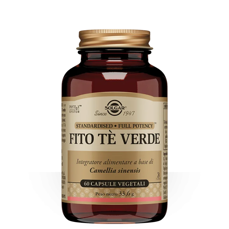 SOLGAR® TÉ VERDE FITO 60 Cápsulas