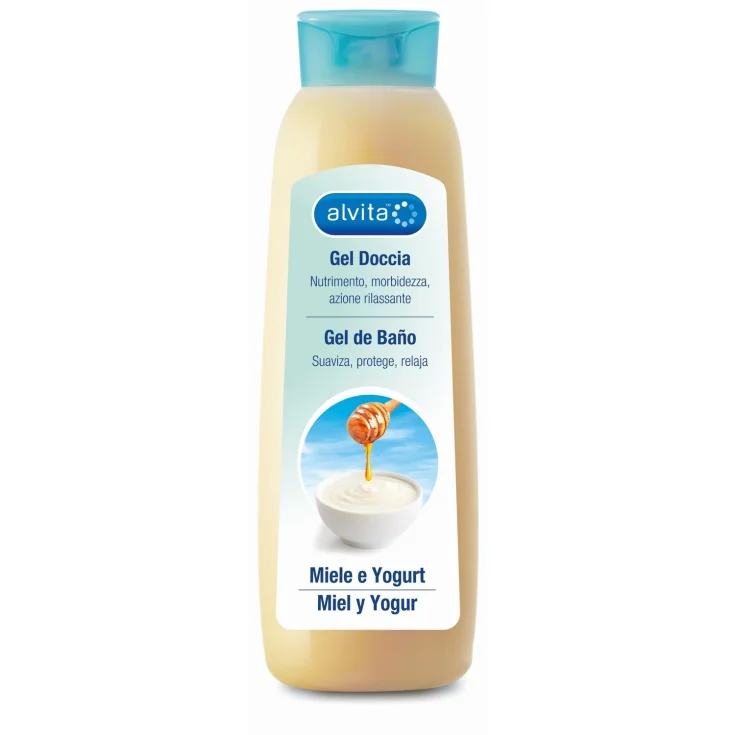 ALVITA® Gel de Ducha de Miel y Yogurt