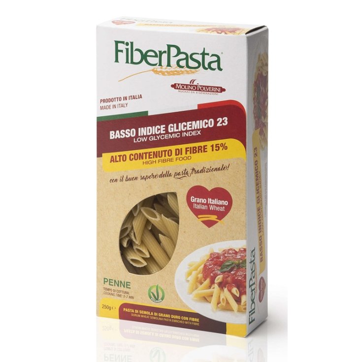 PENNE BAJO ÍNDICE GLUCÉMICO FiberPasta 250g