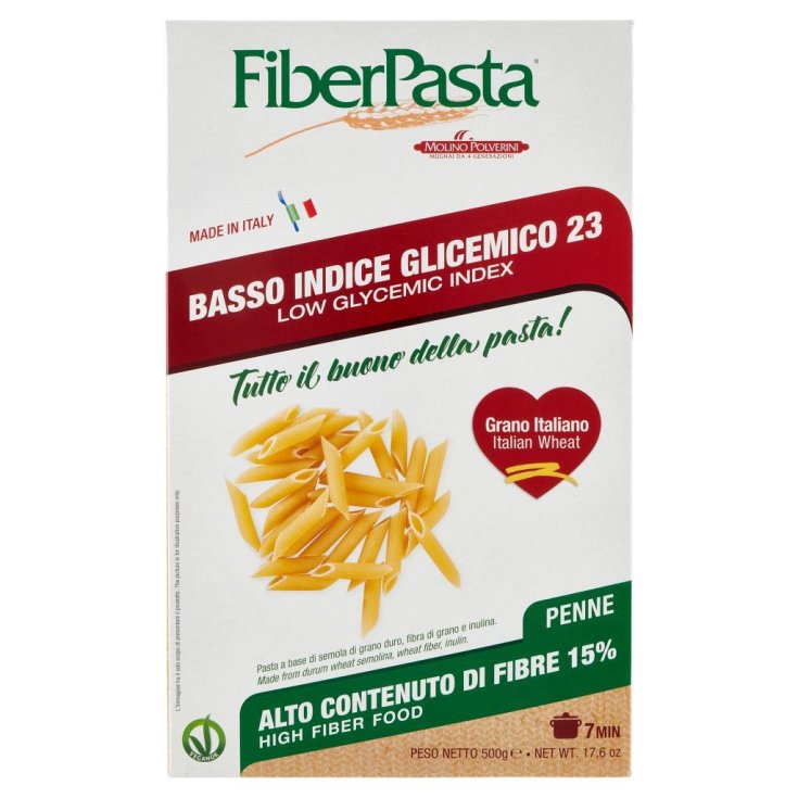 PENNE BAJO ÍNDICE GLUCÉMICO FiberPasta 250g