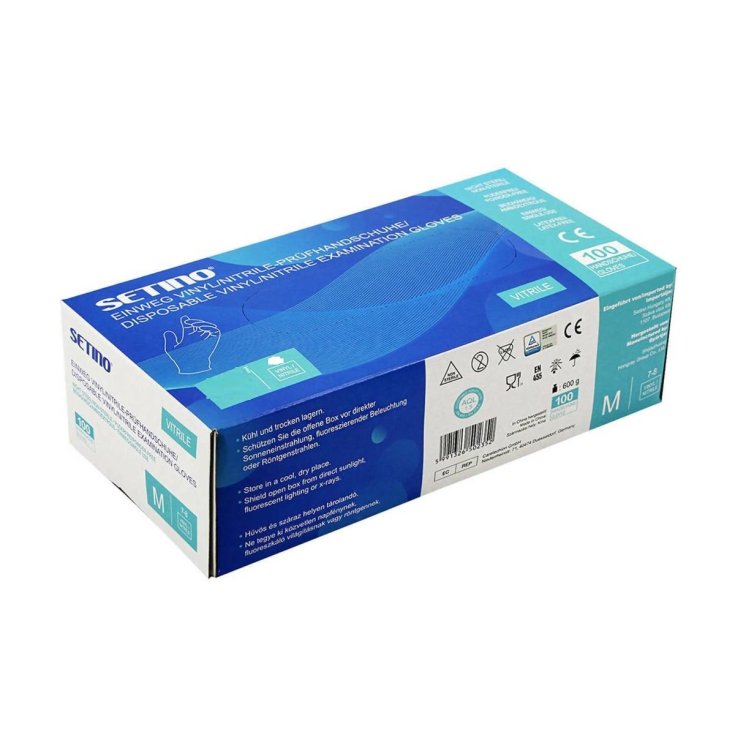 Guantes Vinilo Nitrilo Seda Alta Resistencia Talla L