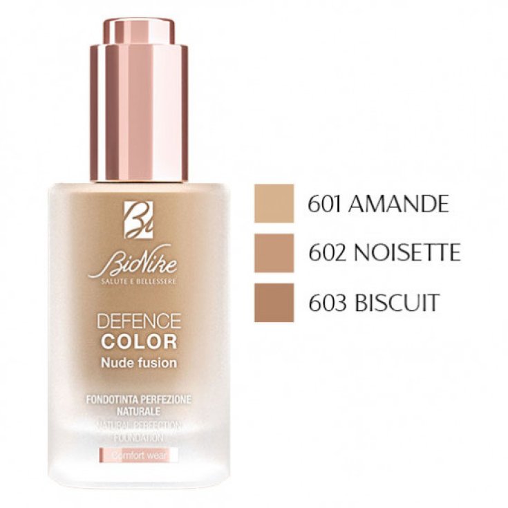 Base de Maquillaje Natural Perfection Nude Fusion DEFENSE COLOR BioNike 603 Biscuit 30ml