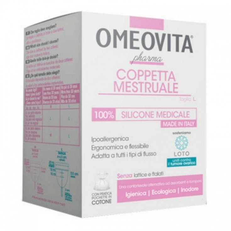 OMEOVITA® Medida M Pharma 1 Copa Menstrual