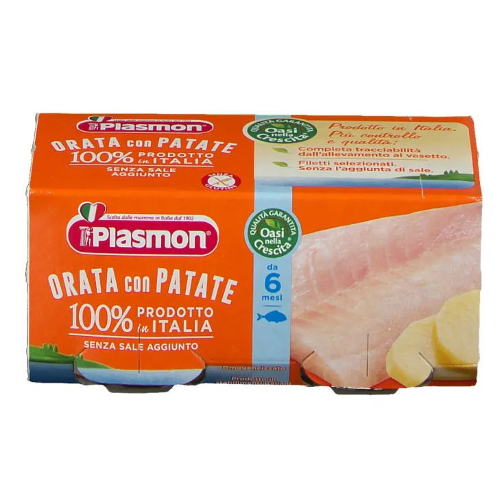 Besugo con Patatas PLASMON Homogeneizado 4x80g