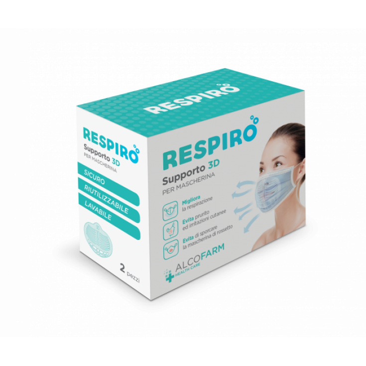 Soporte BREATH 3D para mascarilla ALCAFARM 2 piezas