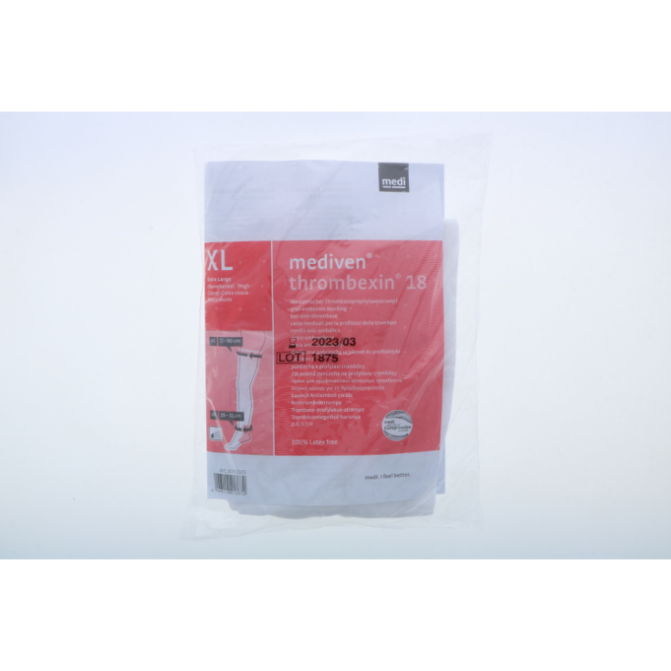 THROMBEXIN 18 Medias Muslo Antitrombo Mediven Talla XL