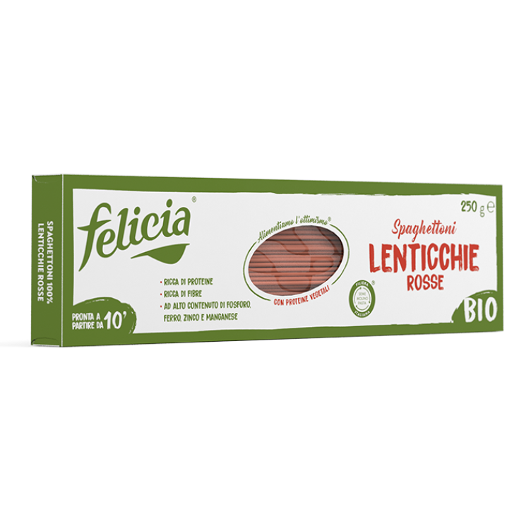 SPAGHETTONI LENTEJAS ROJAS FELICIA® 250g