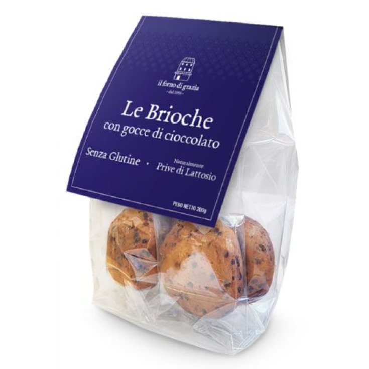 IL FORNO DI GRAZIA BRIOCHE CON GOTAS DE CHOCOLATE 200g