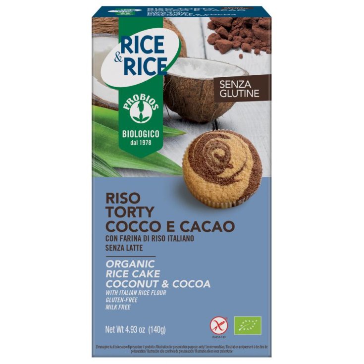 Torty Arroz De Coco Y Cacao Probios 140g