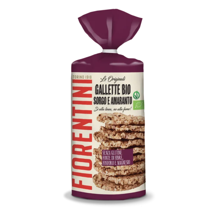 TORTAS ECOLÓGICAS DE SORGO Y AMARANTO Fiorentini 100g