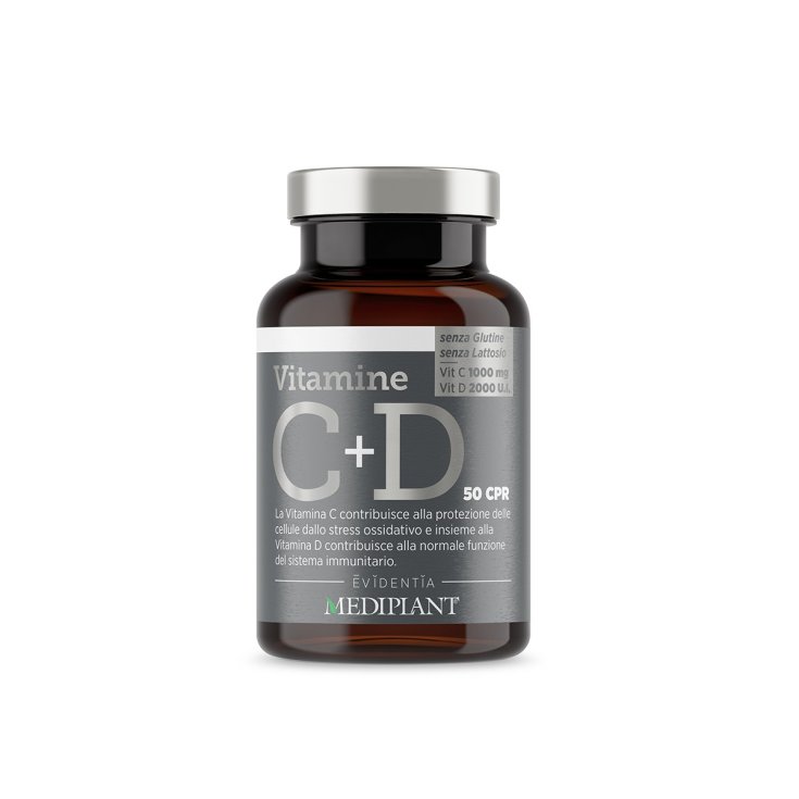 Vitaminas C+D Mediplant 50 Comprimidos