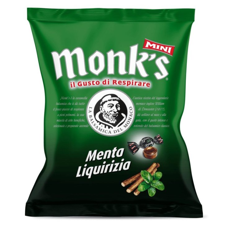 Monk's® Mini Menta Regaliz 80g