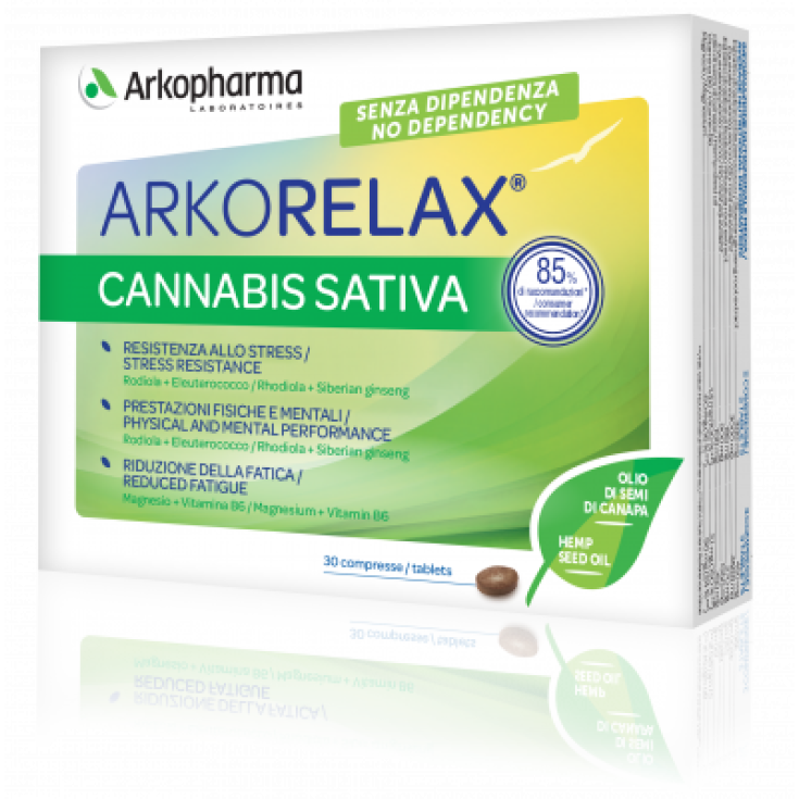 Arkorelax® Cannabis Sativa Arkopharma 30 Comprimidos