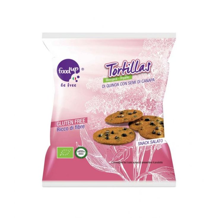 Tortillas De Quinoa Con Semillas De Cáñamo FoodUp 35g