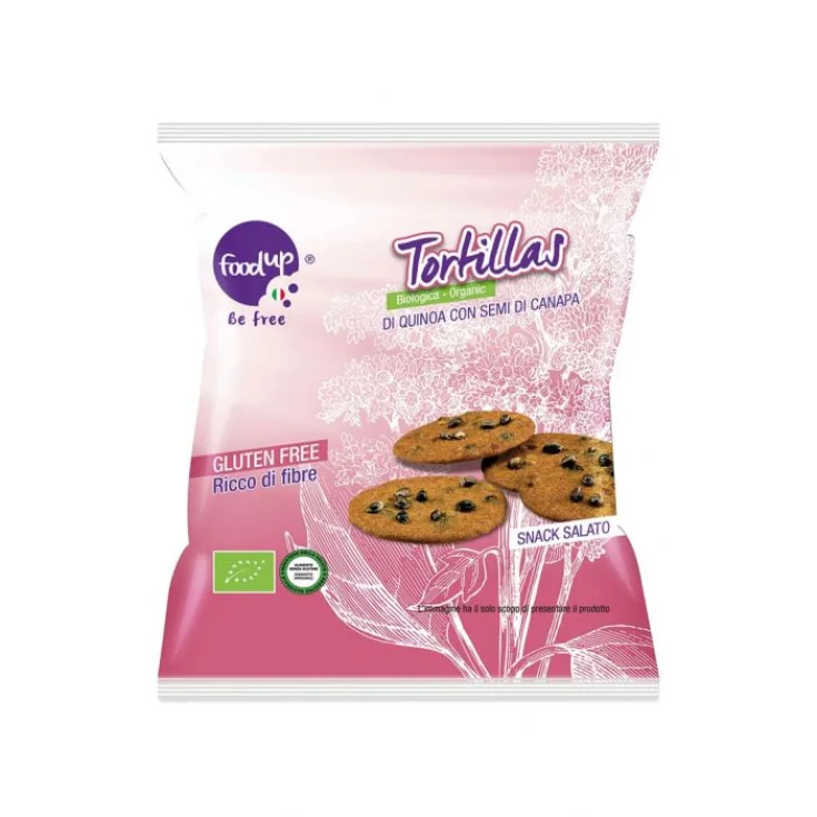 Tortillas De Quinoa Con Semillas De Cáñamo FoodUp 35g