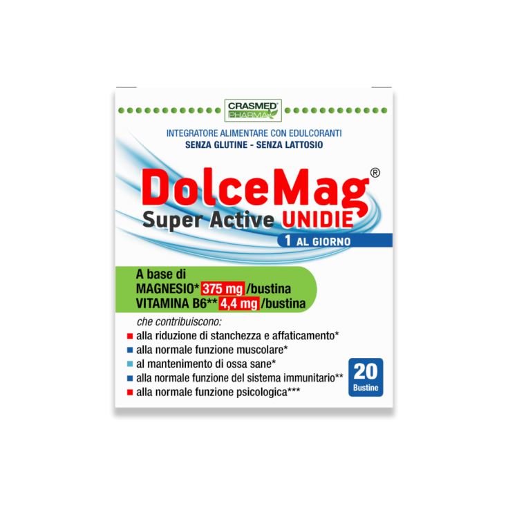 DolceMag® Super Activo Unidie Crasmed Pharma 20 Sobres